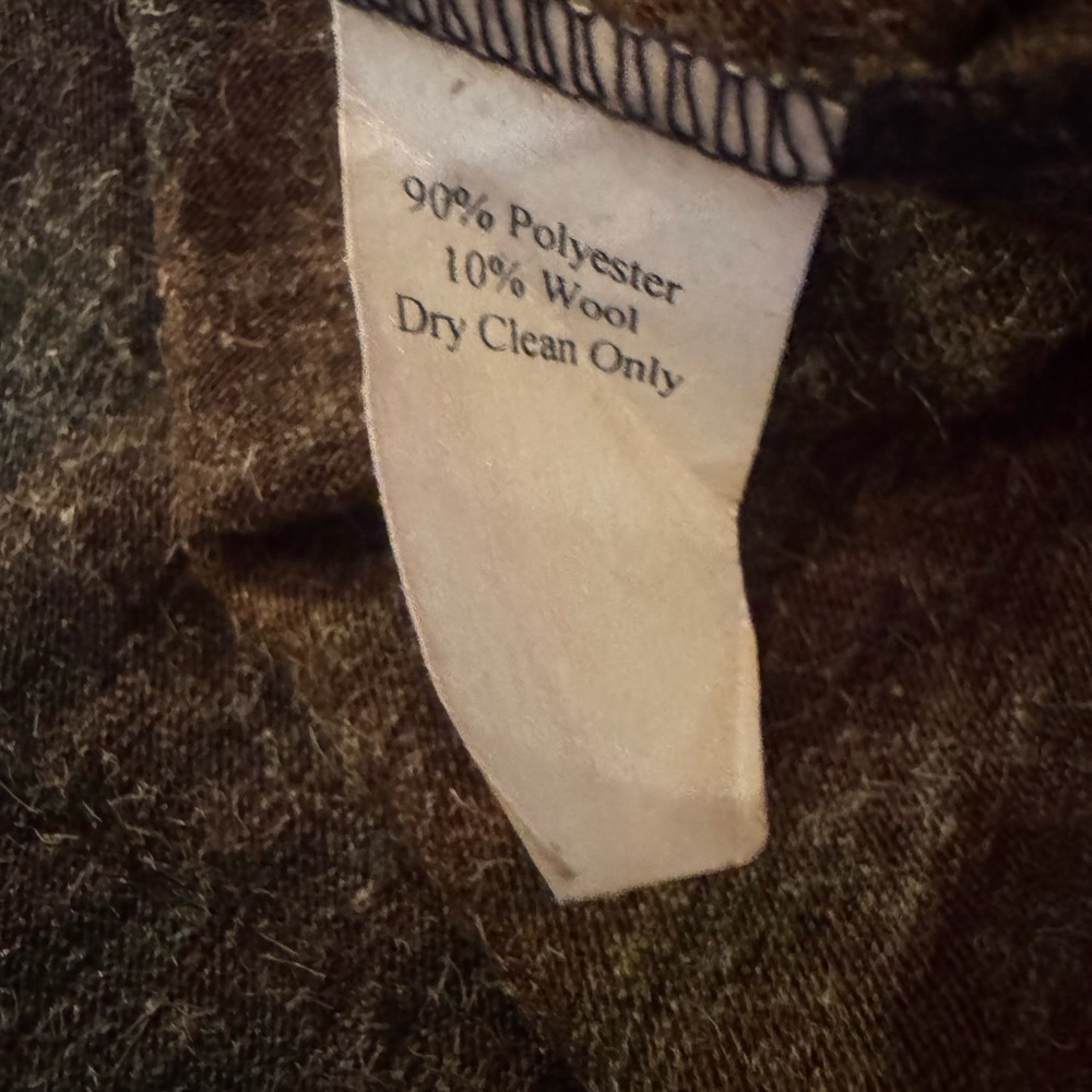 Lee Andersen Vintage Wool Blend Tunic Plaid Tartan Asymmetrical Art to Wear Med - Picture 10 of 10